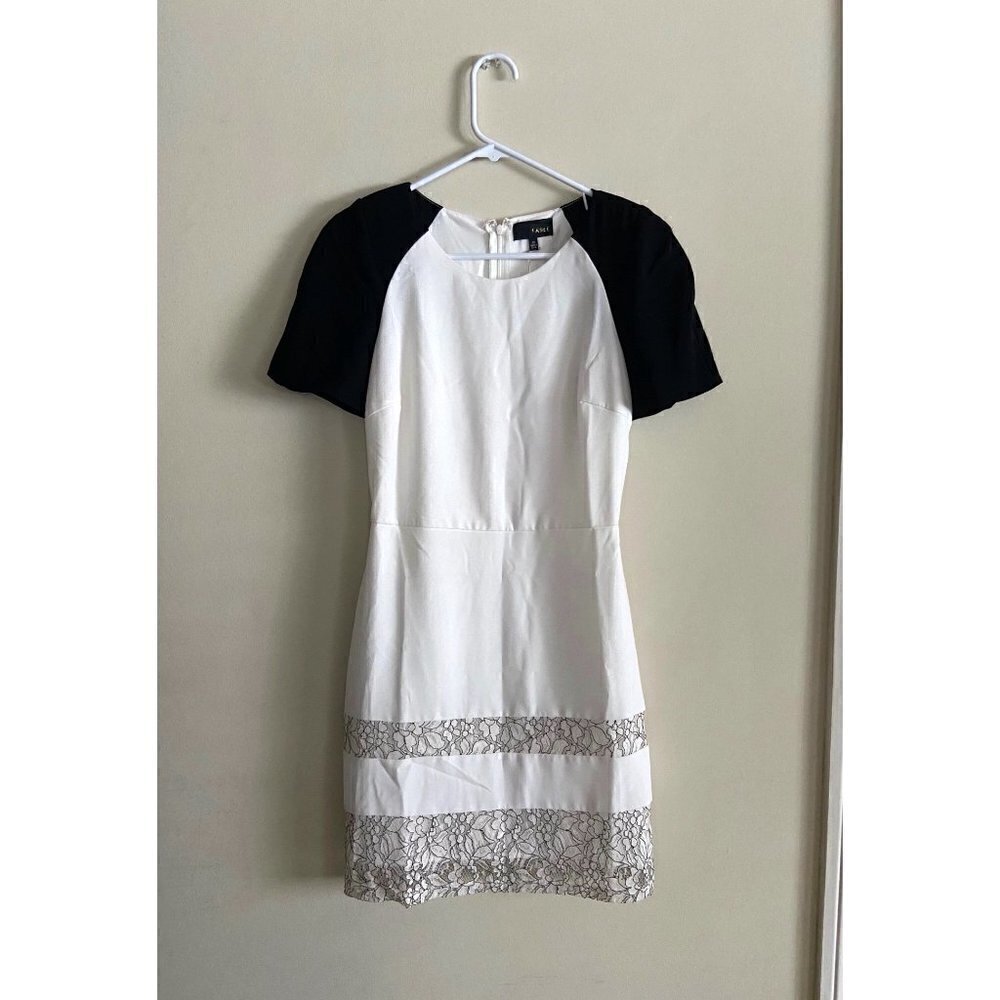 NWT Fable white sheath business casual dress size xs